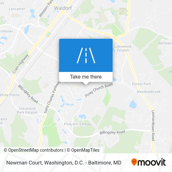 Mapa de Newman Court