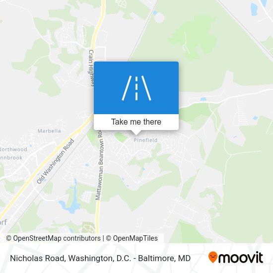 Nicholas Road map
