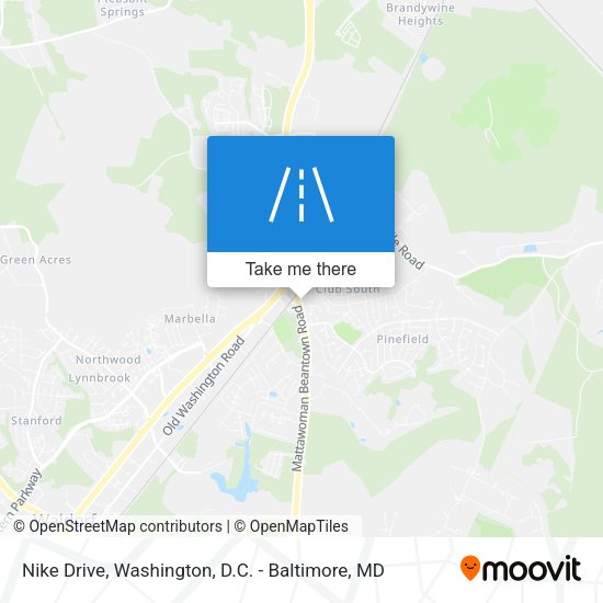 Nike Drive map