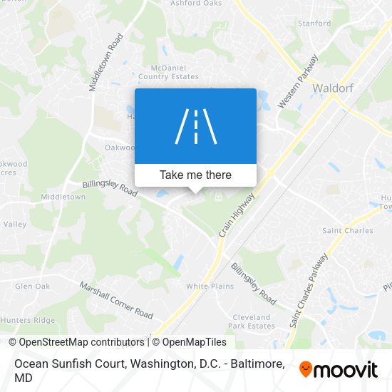 Ocean Sunfish Court map