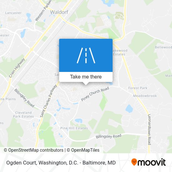 Ogden Court map