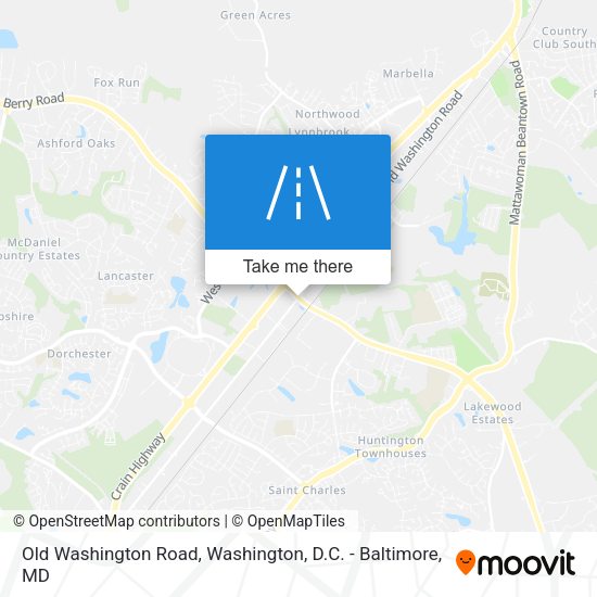 Mapa de Old Washington Road