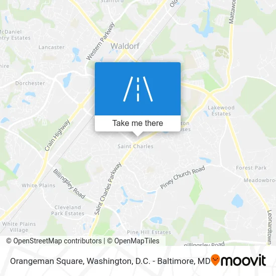 Orangeman Square map