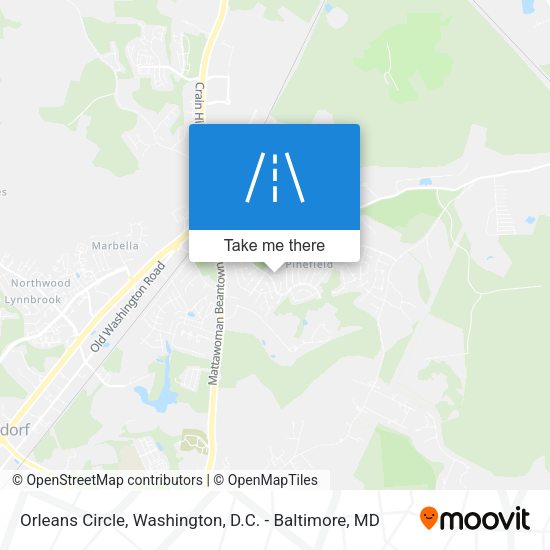 Orleans Circle map