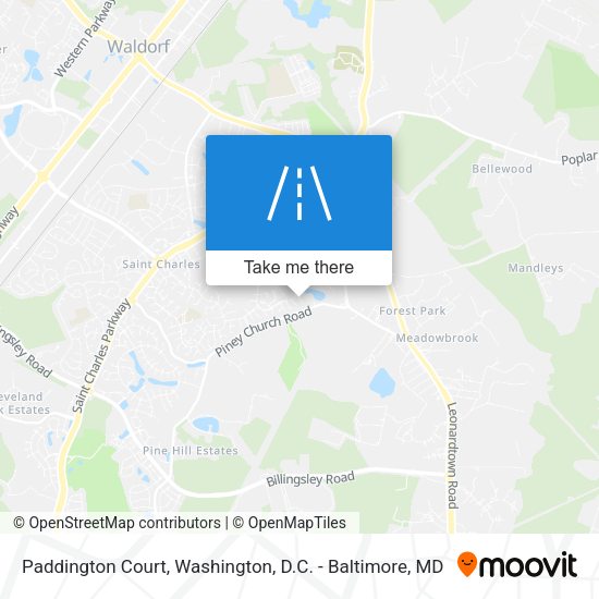 Mapa de Paddington Court