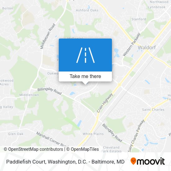 Paddlefish Court map