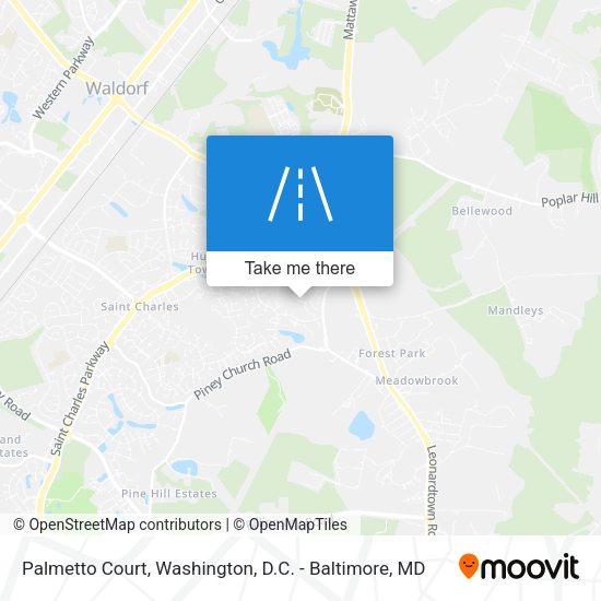 Palmetto Court map