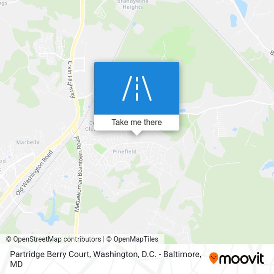Mapa de Partridge Berry Court