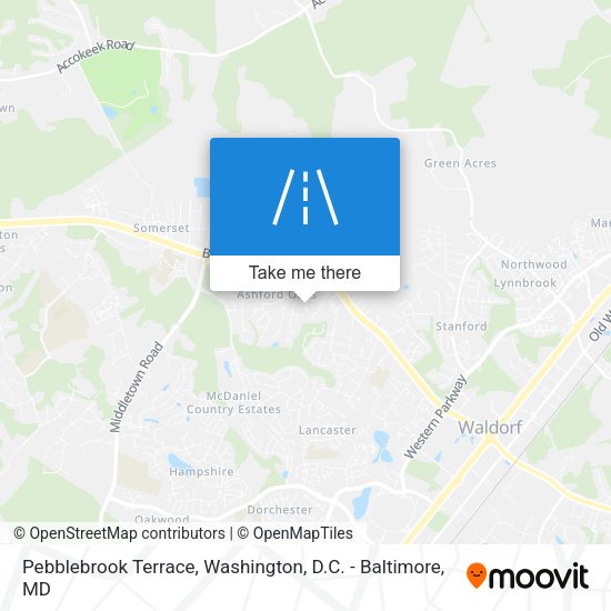 Mapa de Pebblebrook Terrace