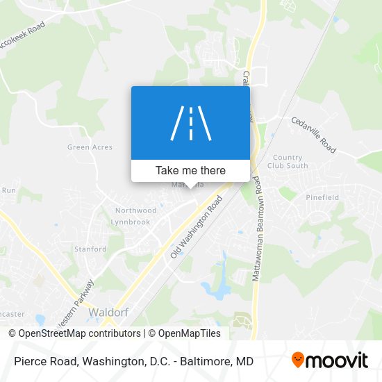 Pierce Road map