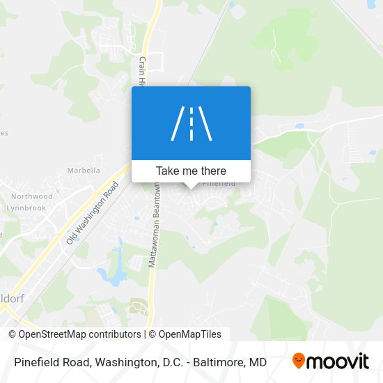 Mapa de Pinefield Road