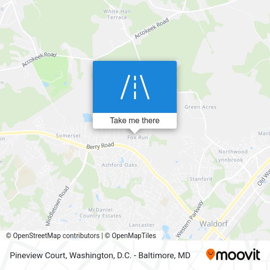 Pineview Court map