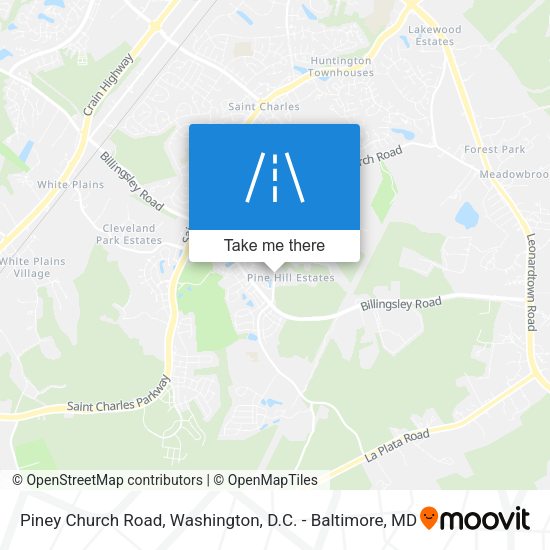 Mapa de Piney Church Road