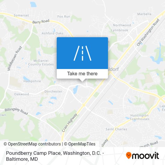Poundberry Camp Place map