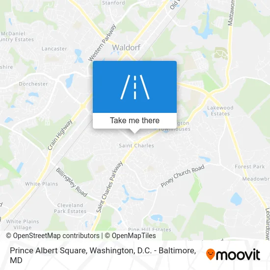 Prince Albert Square map