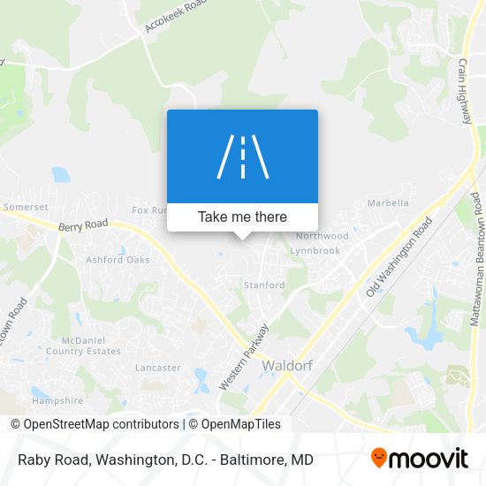 Raby Road map