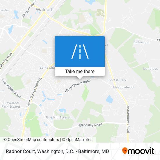 Radnor Court map