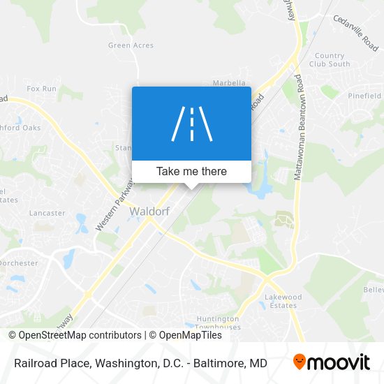 Railroad Place map