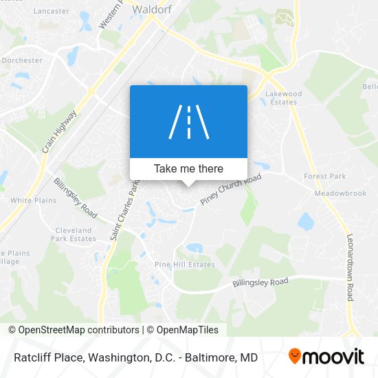 Mapa de Ratcliff Place