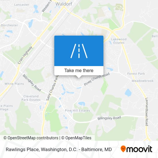 Mapa de Rawlings Place