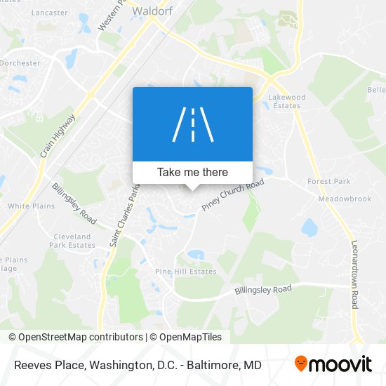 Reeves Place map