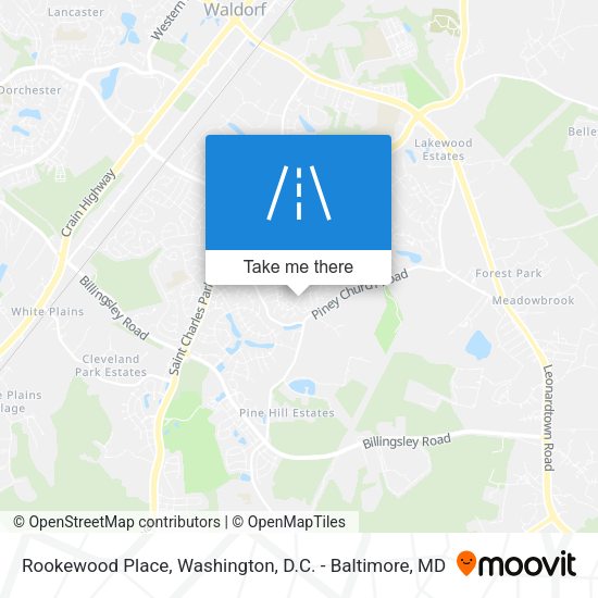 Mapa de Rookewood Place