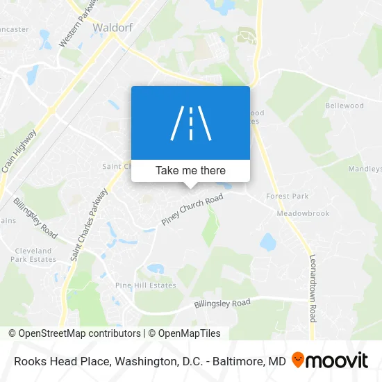 Rooks Head Place map