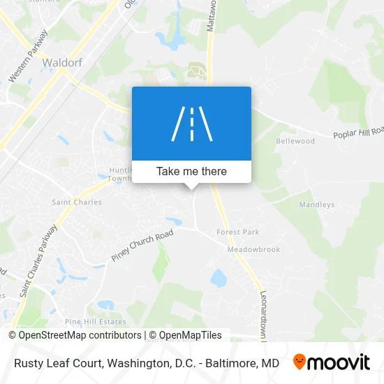 Rusty Leaf Court map