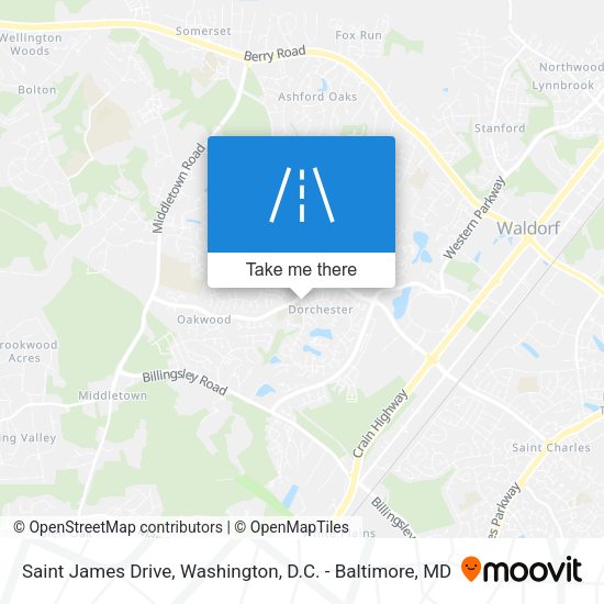 Saint James Drive map