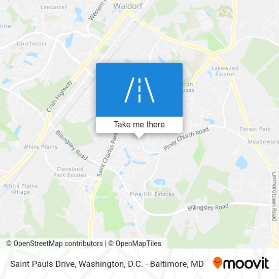 Saint Pauls Drive map
