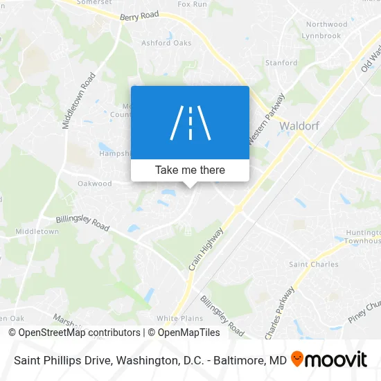 Saint Phillips Drive map