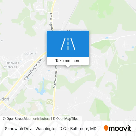Sandwich Drive map