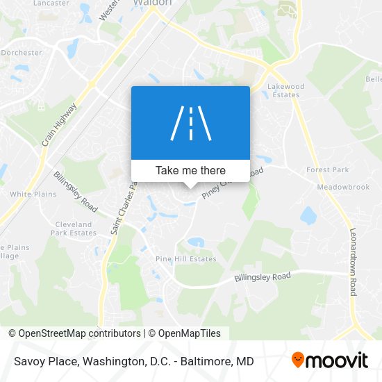 Savoy Place map