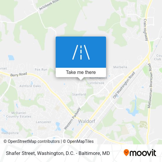 Shafer Street map