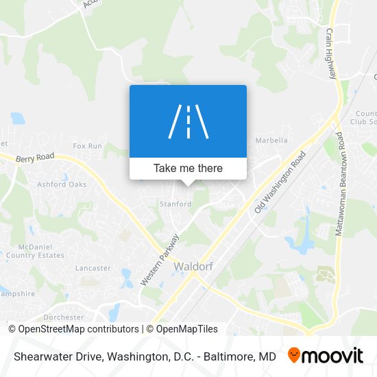 Shearwater Drive map