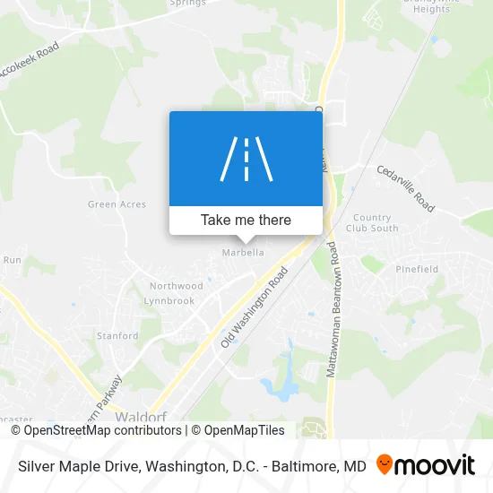 Silver Maple Drive map