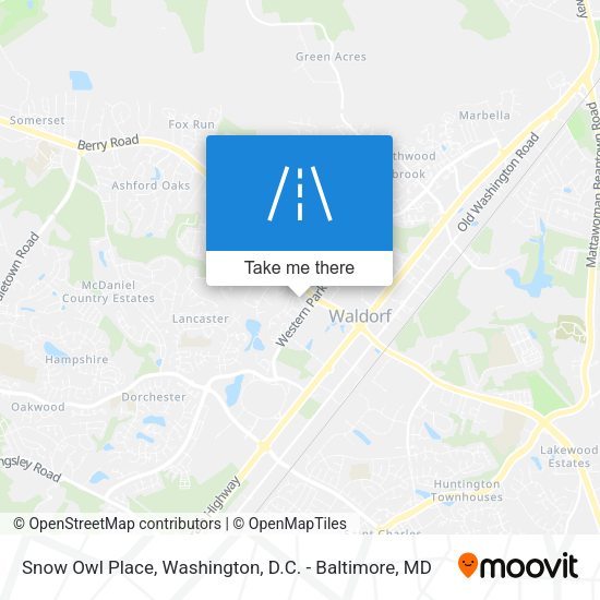 Snow Owl Place map