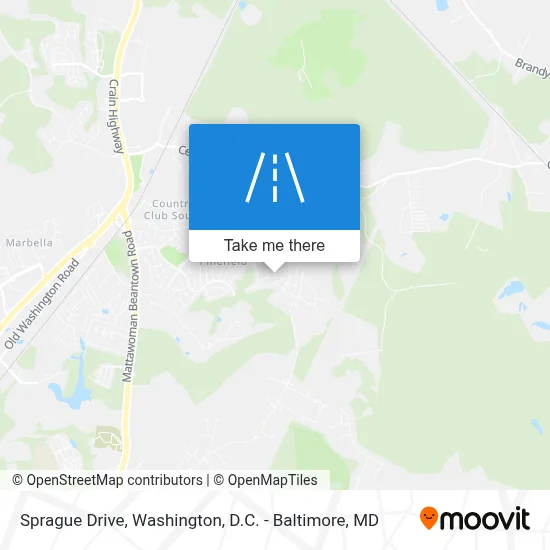 Sprague Drive map