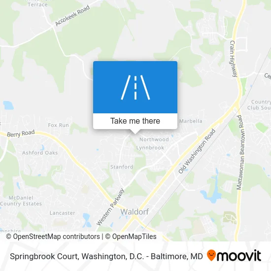 Springbrook Court map