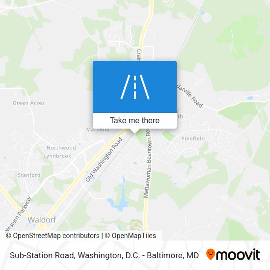 Mapa de Sub-Station Road