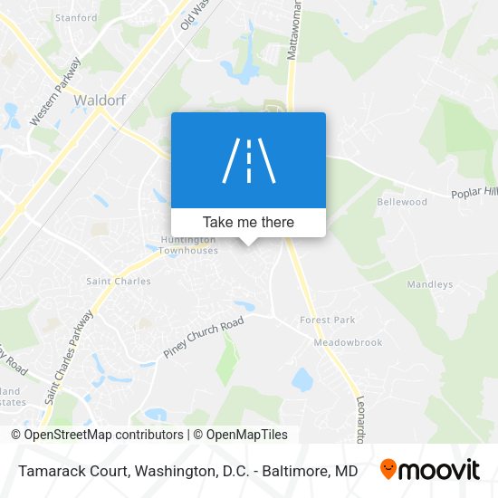 Tamarack Court map