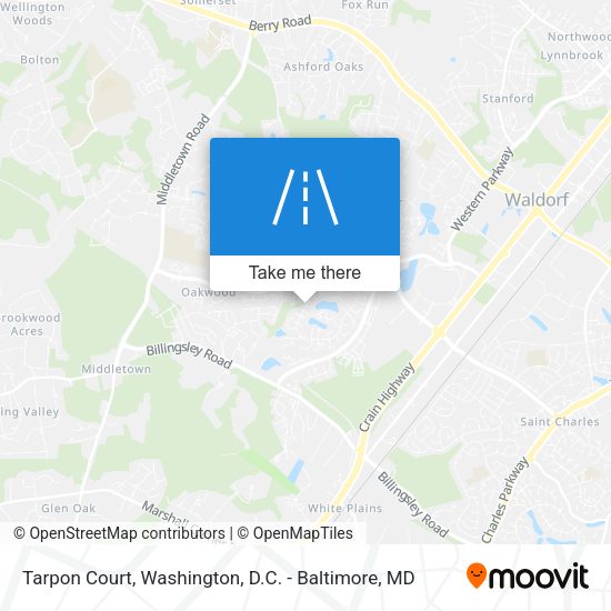 Tarpon Court map