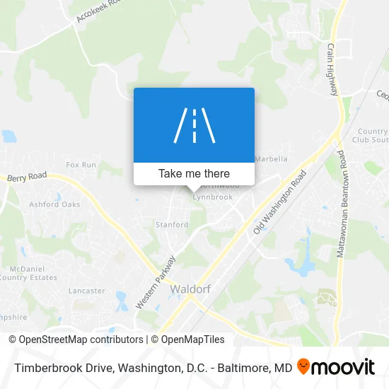 Timberbrook Drive map