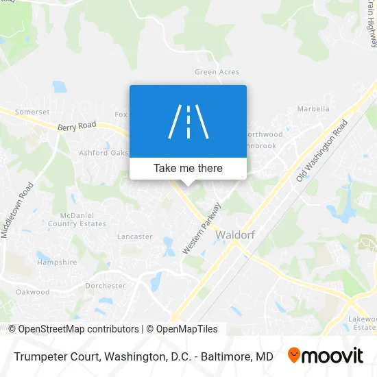 Trumpeter Court map