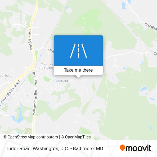 Mapa de Tudor Road