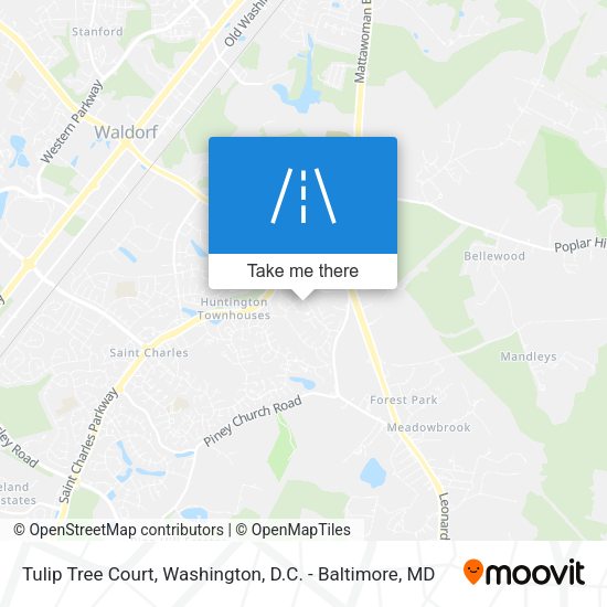 Tulip Tree Court map