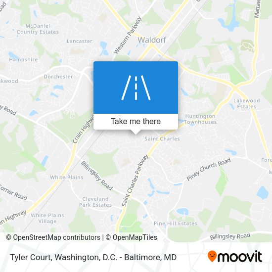 Tyler Court map
