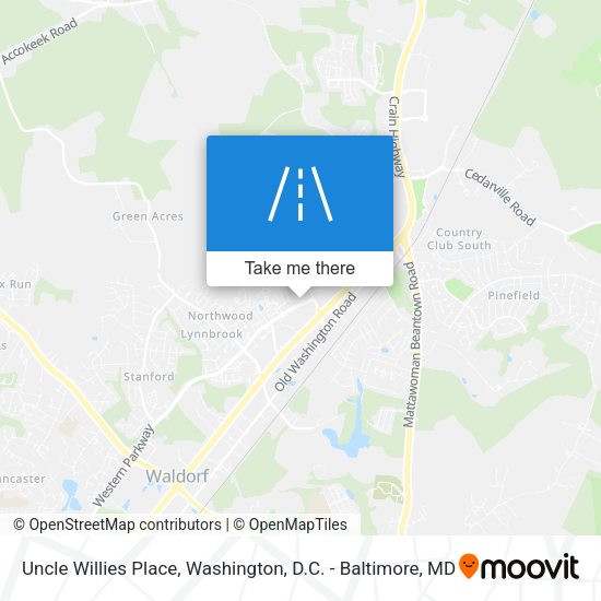 Uncle Willies Place map