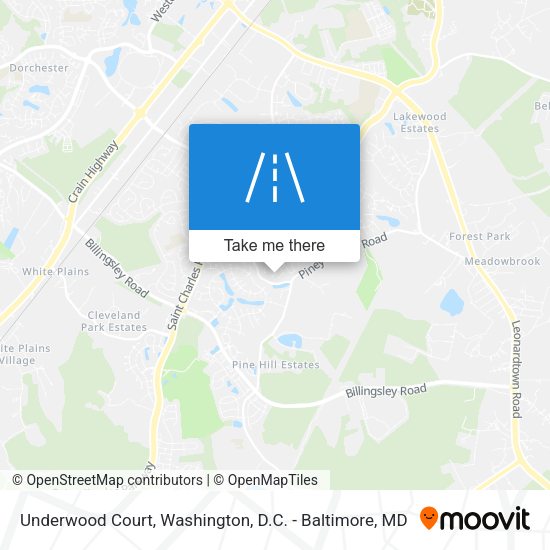 Mapa de Underwood Court
