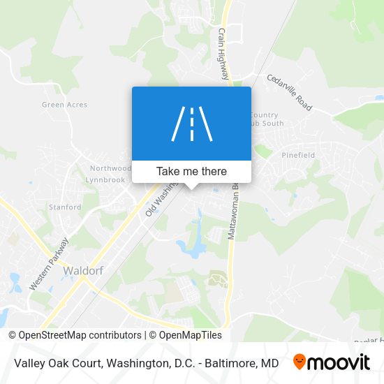 Valley Oak Court map